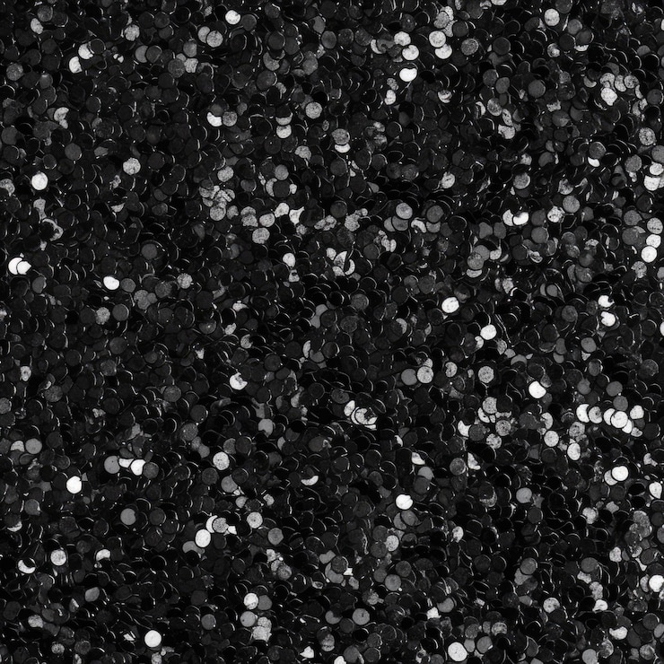 Foto texture scintillante nera