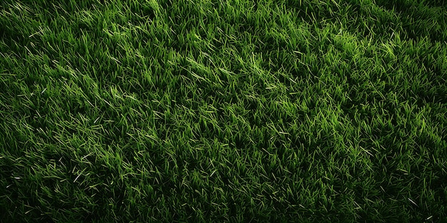Texture sullo sfondo dell'erba verde Close Up dell'erba verda Top view