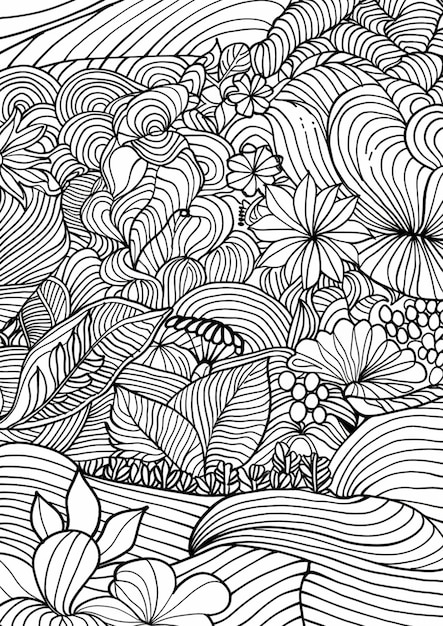 the flower pattern on the blackboard