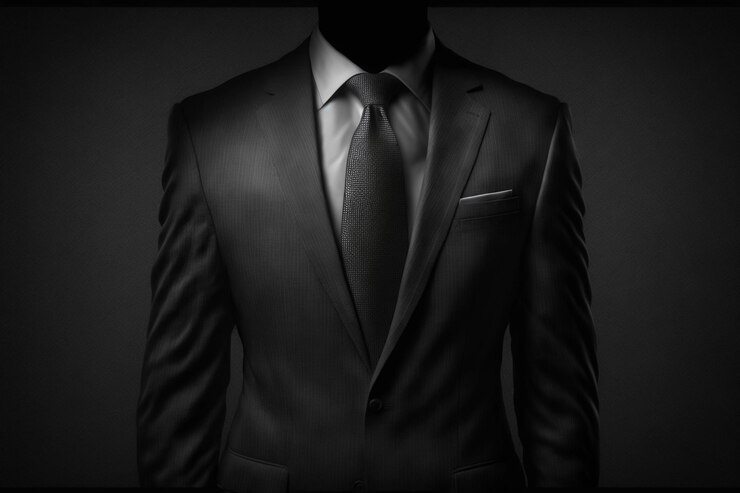 The jacket on the dark background is stylish Father's Day Mock up
