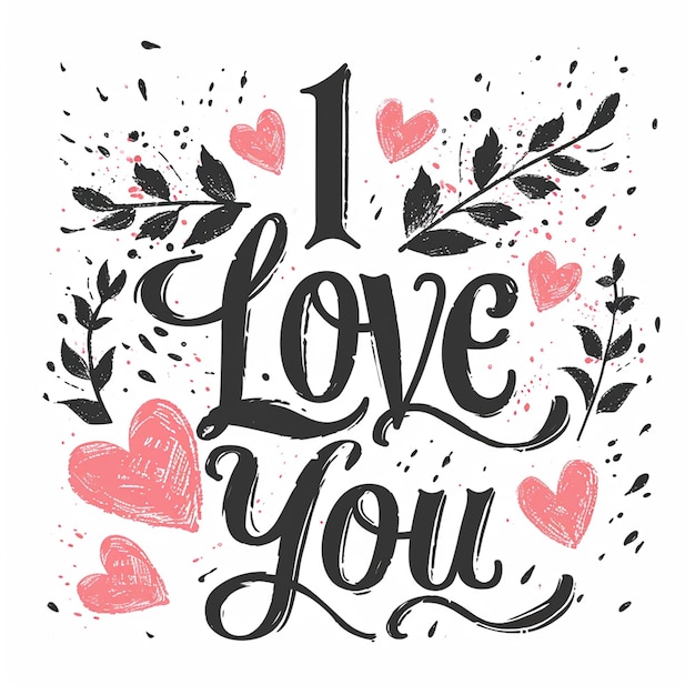 Ti amo Lettering