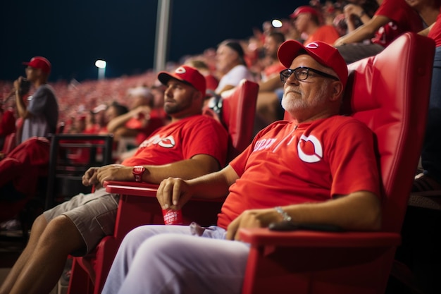 Tifosi della serata di campionato seduti sugli spalti