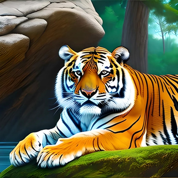 tigre arancione