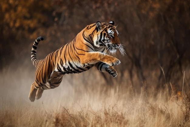 Tigre che salta Genera Ai