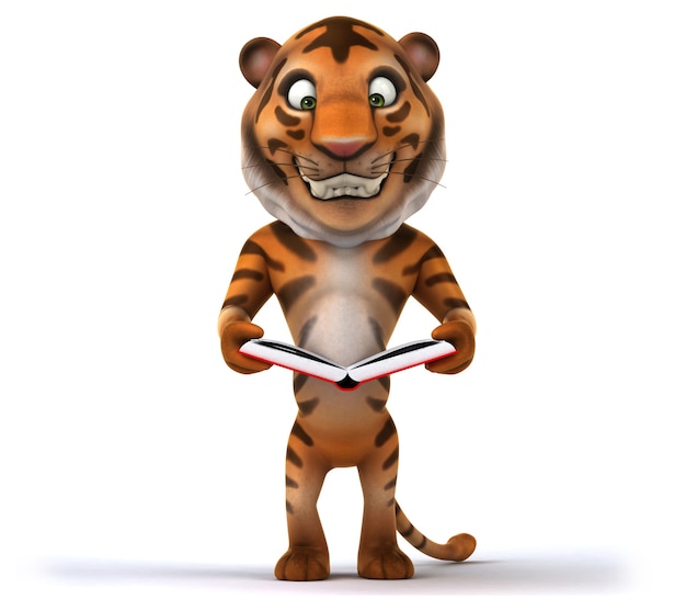 Tigre divertente