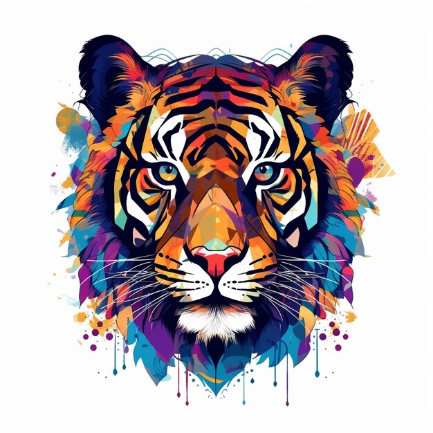 Tigre feroce in natura