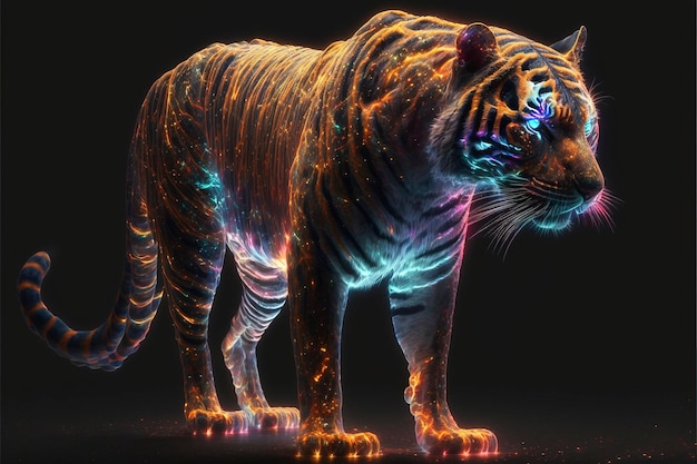 Tigre iridescente