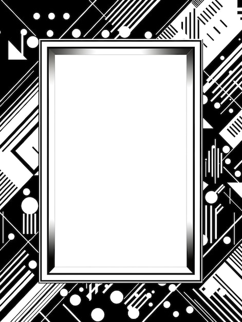 Tile Pattern Art Deco Cubist Inspired Pattern Abstract Frame Style Scatte idea di collezione creativa