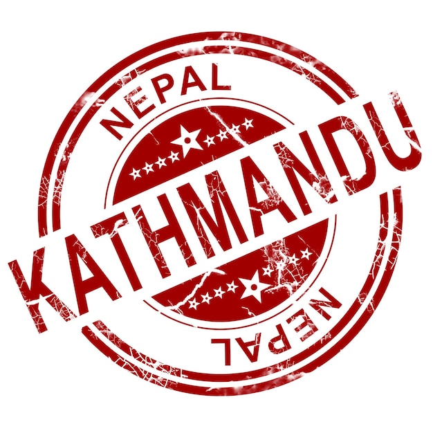 Timbro rosso di Kathmandu