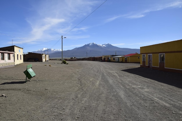 Tipica casa nel Parco Nazionale Sajama Bolivia Sud America