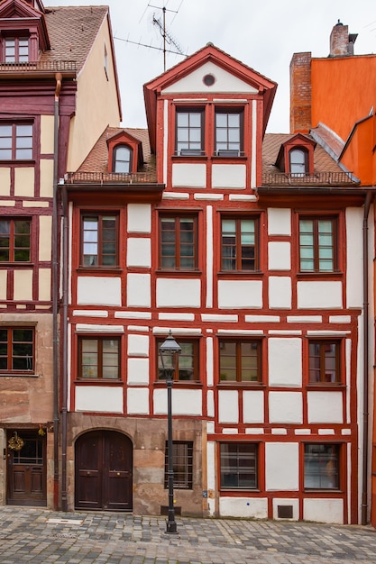 Tipica casa tedesca a Norimberga, Germania