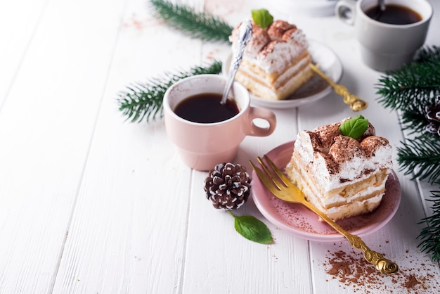 Tiramisù italiano tradizionale del dessert