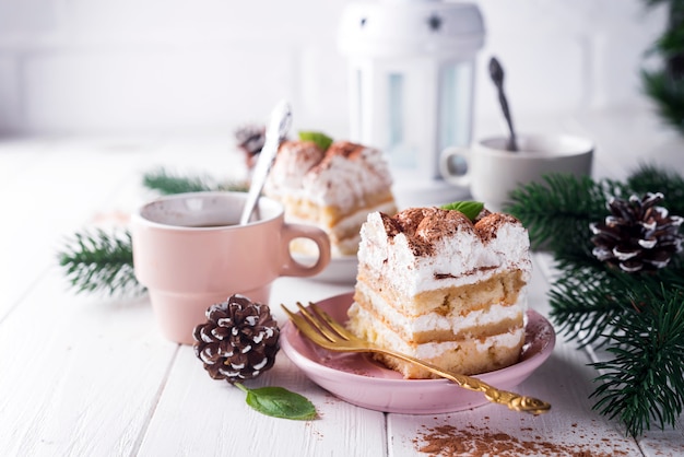 Tiramisù italiano tradizionale del dessert