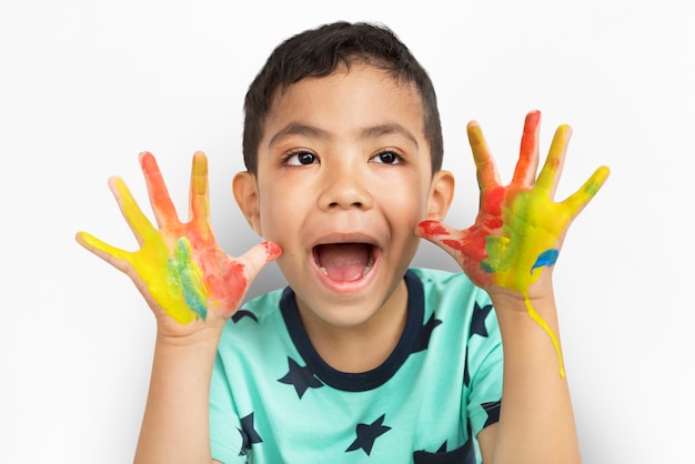 Tiro in studio per bambini piccoli