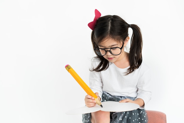 Tiro in studio per bambini piccoli