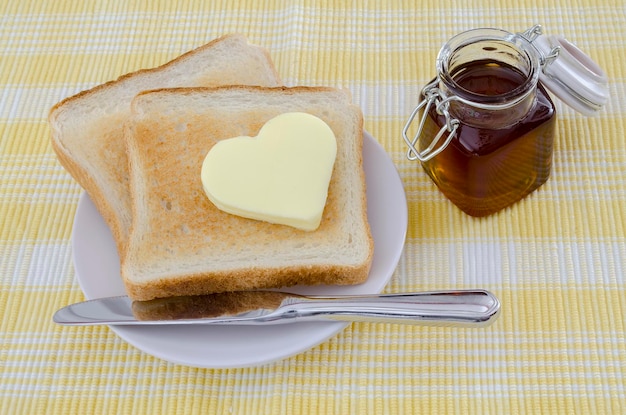 Toast con burro