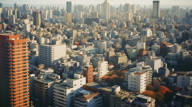 Tokyo fotorealistica negli anni '60 Auto per le strade di Tokyo Catturare lo spirito del Giappone