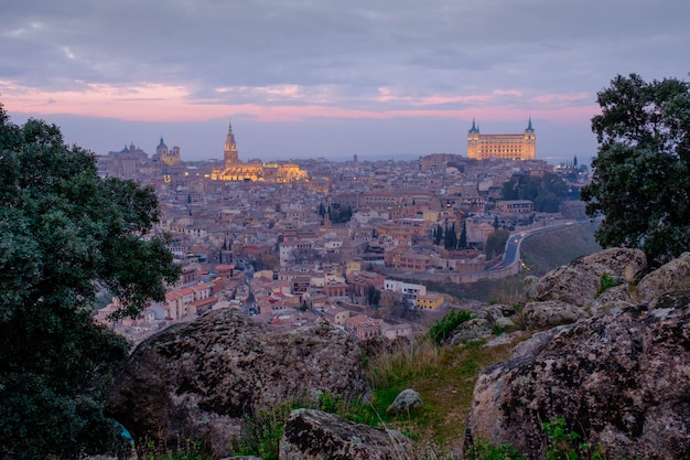 Toledo al tramonto