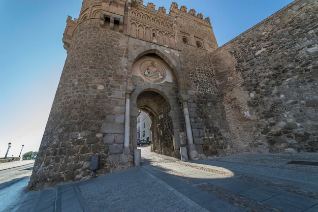 Toledo, cancello di Puerta del Sol (La porta del sole) Spagna.