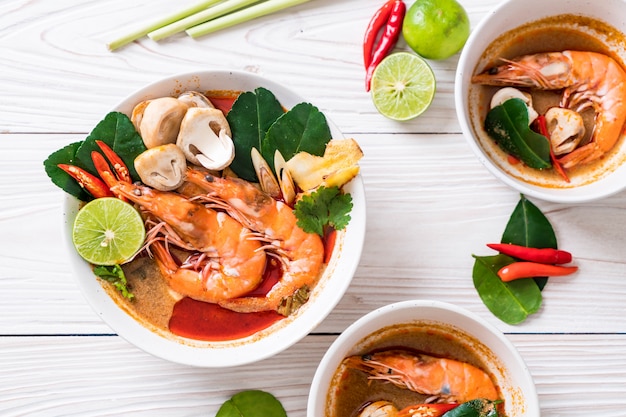 Tom Yum Goong Zuppa piccante acida