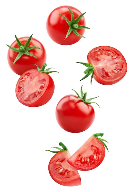 Tomato isolato su sfondo bianco