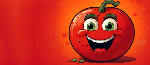 Tomato su sfondo rosso la tomatina 3