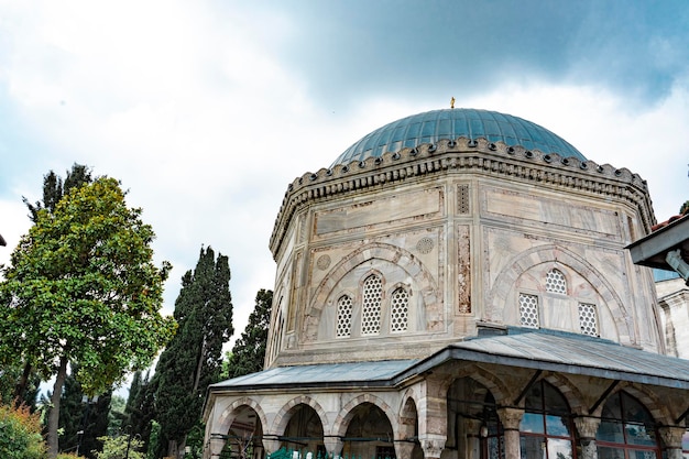 Tomba di Suleyman il magnifico Sultan Suleyman Kanuni a Istanbul Moschea Suleymaniye a Istanbul