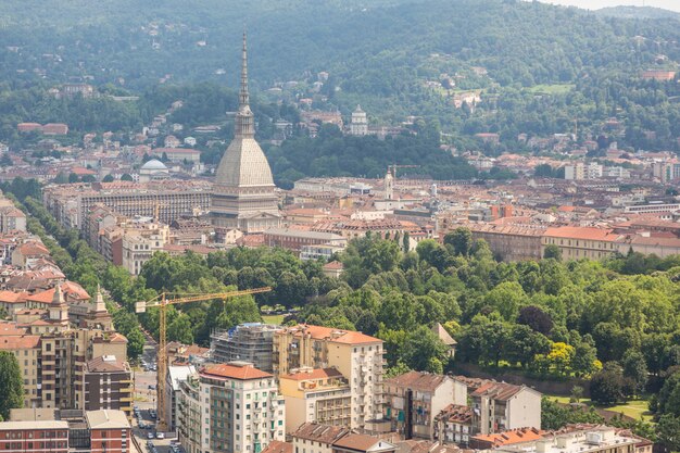 Torino, Italia, veduta aerea