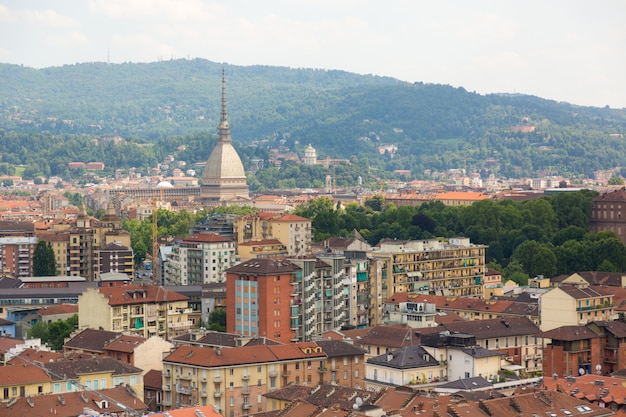 Torino, Italia, veduta aerea