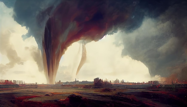 Tornado distruttivo