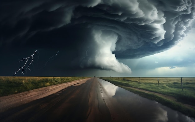 Tornado Incontra il dramma lungo la strada in un'IA generativa di Supercell Storm