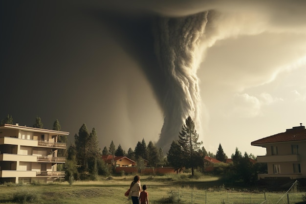 Tornado pericoloso in italia generativo ai