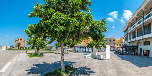 Torre aragonese nella città di Porto Torres