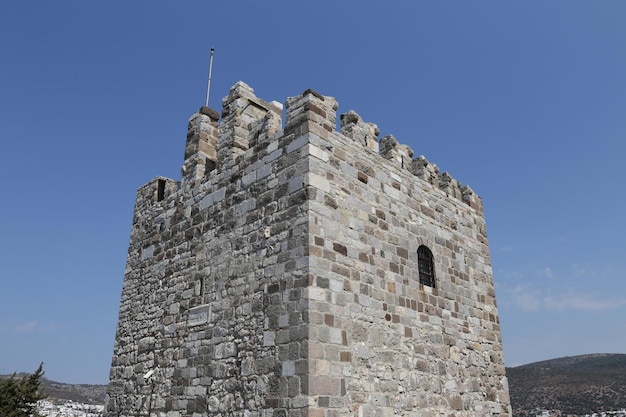 Torre del castello di Bodrum in Turchia