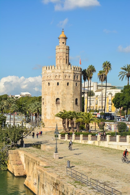 Torre del Oro a Siviglia Spagna