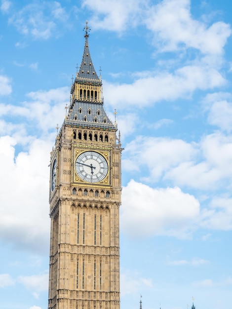 Torre dell'orologio del Big Ben a Londra