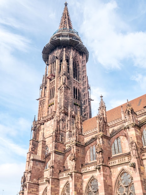 Torre dell'orologio della cattedrale della cattedrale di Friburgo