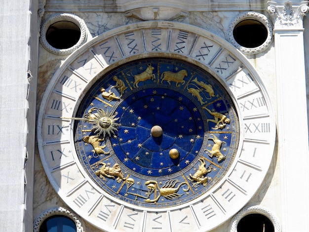 Torre dell'orologio di San Marco Venezia Italia