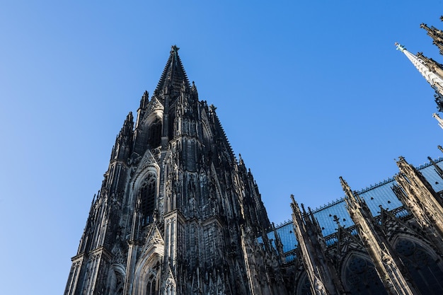 Torre della cattedrale di Colonia in estate