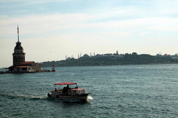 Torre della fanciulla a Istanbul in Turchia