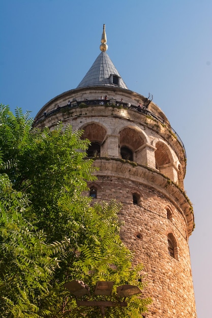 Torre di Galata dai tempi antichi a Istanbul