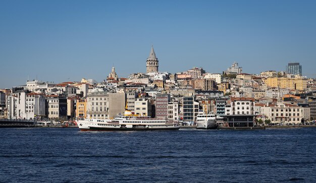 Torre di Galata e Distretto di Galata ad Istanbul in Turchia