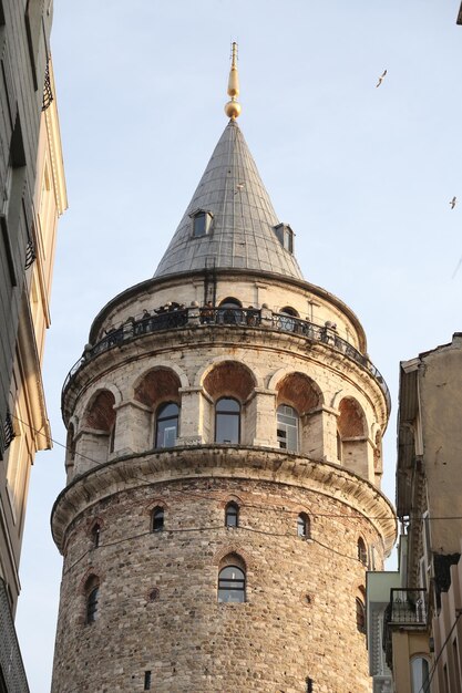 Torre di Galata nella città di Beyoglu Istanbul in Turchia