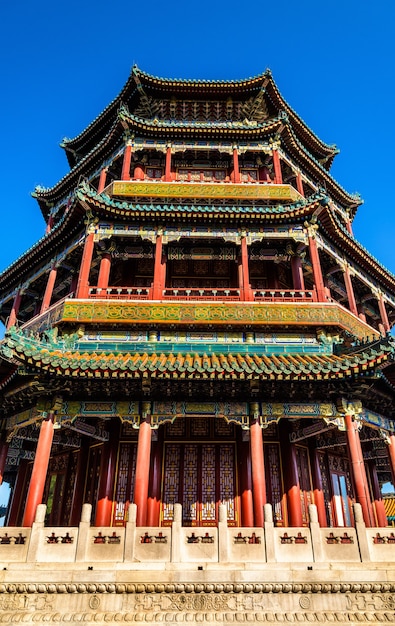 Torre di incenso buddista nel Palazzo d'Estate - Pechino, Cina