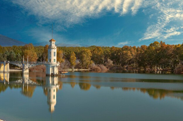 Torre di pompaggio e operazioni della palude di Cubillas