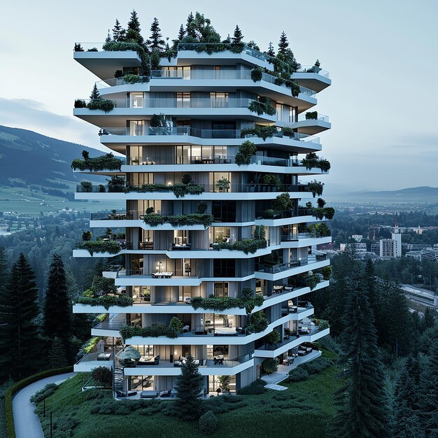 Torre di un edificio residenziale