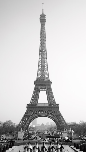 Torre Eiffel Parigi Immagine in bianco e nero