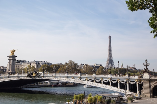 Torre Eiffel, simbolo di Parigi, Francia.