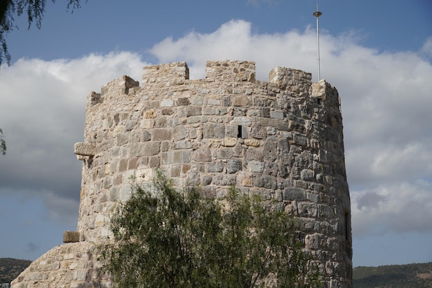 Torre nel castello di Bodrum Mugla Turchia