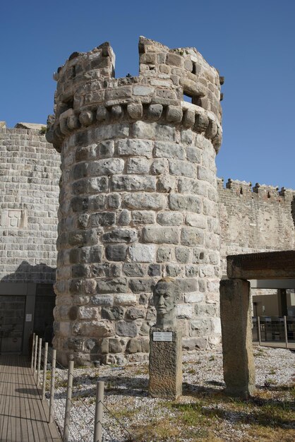 Torre nel castello di Bodrum Mugla Turchia